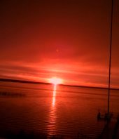 Sunset on Round Lake